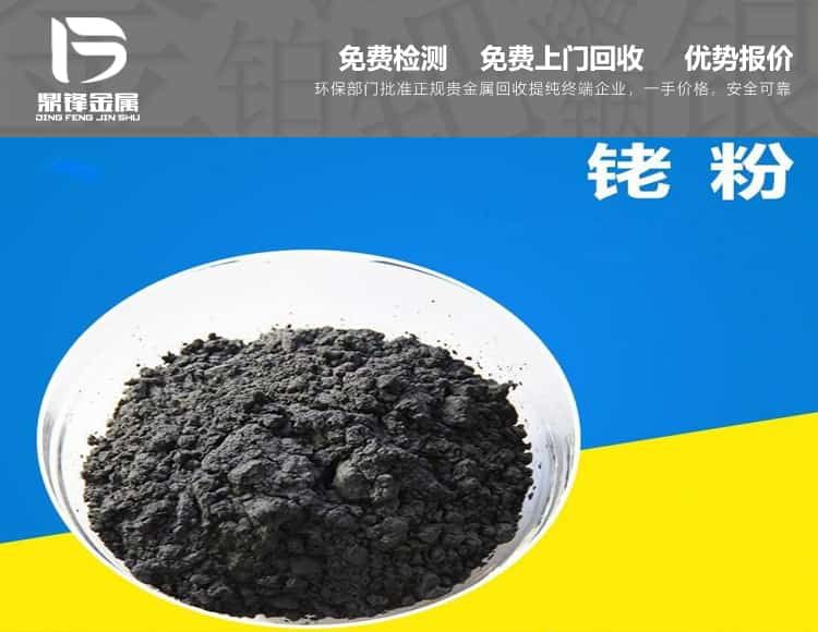  廢棄銠粉及含銠催化劑回收